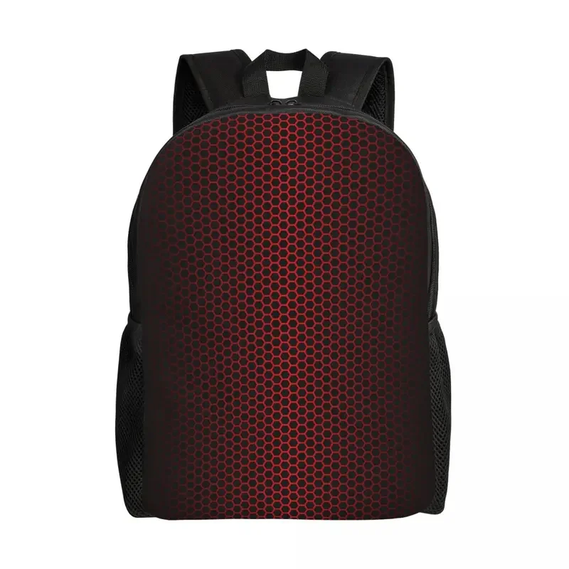 Custom Golf Ball Hexagons Pattern Backpack for Men Women School College Students Bookbag Fits 15 Inch Laptop Bags