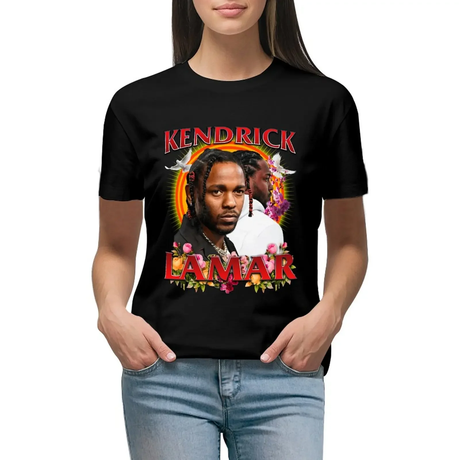 

KENDRICK LAMAR VINTAGE T-Shirt cute tops female sublime graphics T-shirts for Women