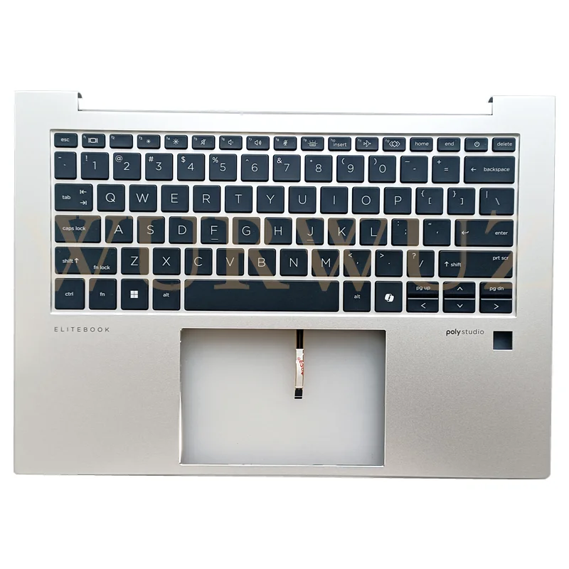 

New Original C Shell US Keyboard With Backlight For HP Elitebook 840 845 G11 Silver