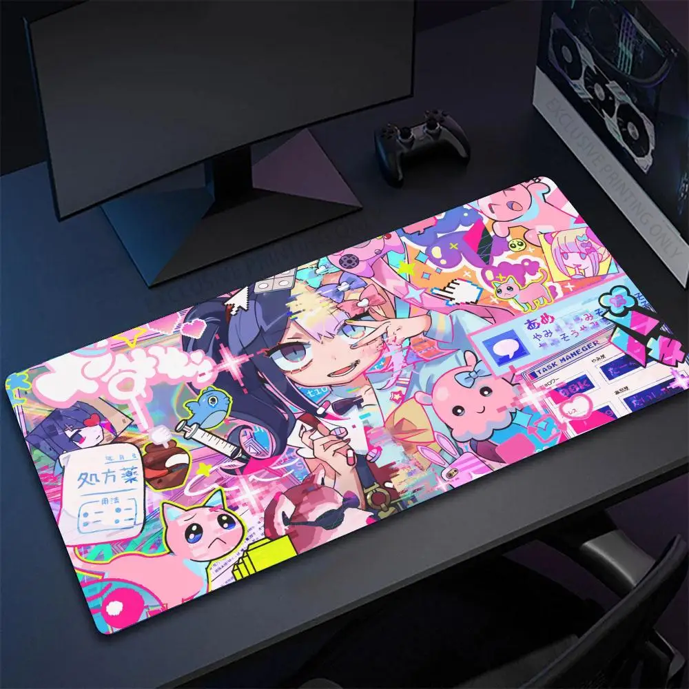 Needy Girl Overdose Mouse Pad Gamer Desk Mat XXL Large Mousepad Compute Deskpad Art Gaming Mouse Mats Speed Company Pads