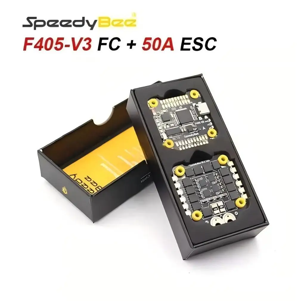 SpeedyBee F405 V3 3-6S 30X30 FC&ESC FPV Stack BMI270 F405 Flight Controller BLHELIS 50A 4in1 ESC for FPV Freestyle Drone Model