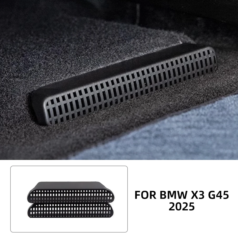 For BMW X3 G45 2025 Car Under Seat Floor AC Air Conditioner Vent Outlet Protection Cover Interior Accessories