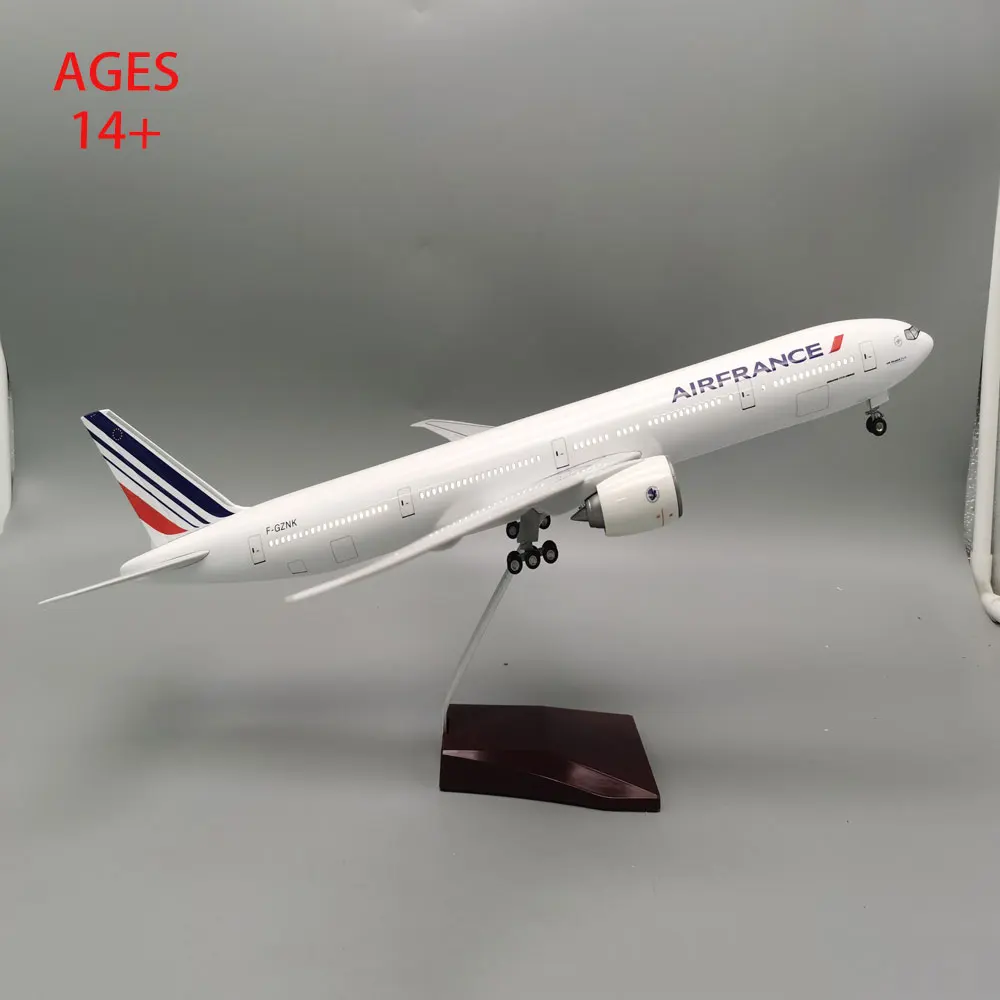 

1/160 Scale Airplane Model Toy Airbus A380/747/777 Air France Airline Model W LED Light & Wheel Diecast Plastic Resin Plane