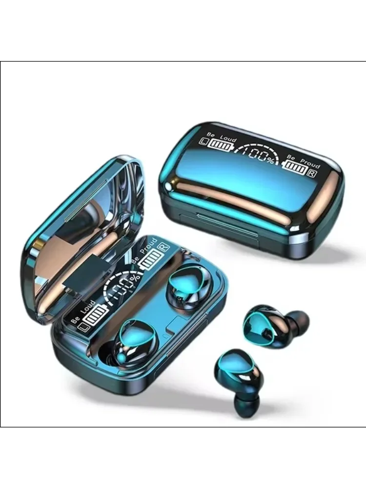 M10 fone de ouvido sem fio Bluetooth, fones à prova d'água, Sport Earbuds para Huawei, iPhone, OPPO,