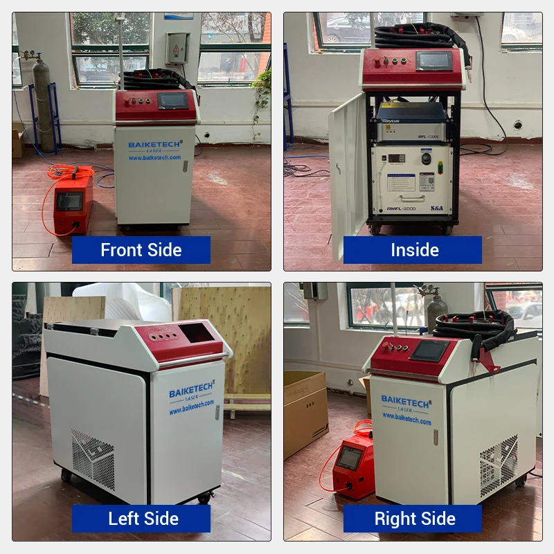 Handheld Fiber Laser Welding Machine Auto Wire Feeder Water Cooling Multi‑Function Welder For All Kinds Of Metal Materials