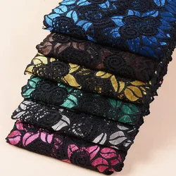 1 Yard 18cm Width Flower Stretch Elastic Lace Ribbon Fabric DIY Garment Accessories Sewing Lace Trim Wedding Decoration