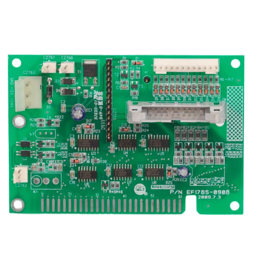 Computer Embroidery Machine Parts EF176 Alarm Board 12 Needle Thread Break Detection For Dahao Control System Head Card