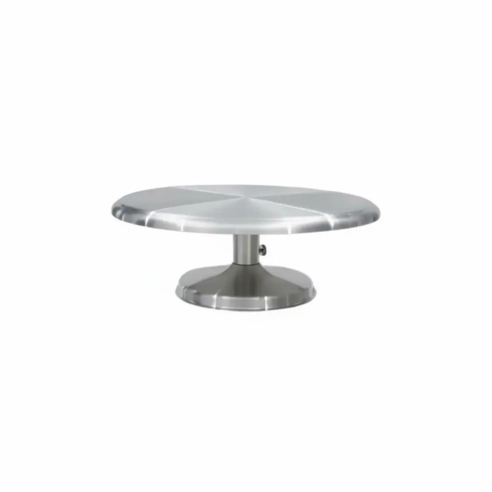 Cake Turntable 360 Degree Rotation Stainless Steel Decorating Turntable Professional Grade Revolving Cake Stand for Culinary