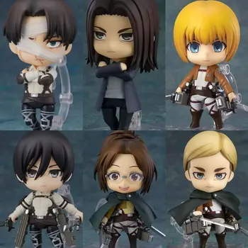 2025 Attack on Titan Erwin Smith Hange Zoe Eren Jaeger Levi Rival Mikasa Armin Arlert Action Figure Toys Doll Christmas Gift