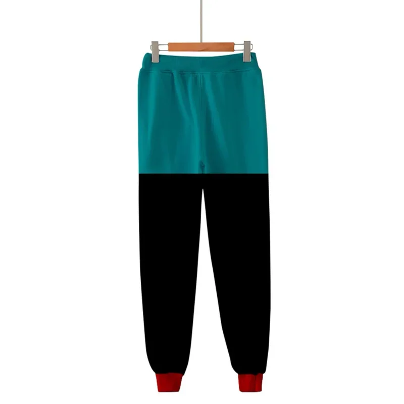 Midoriya Izuku Cosplay ragazzi Costume felpa con cappuccio pantaloni Anime My Hero Cosplay Academia Fantasia bambini vestiti di Halloween gioco di ruolo per bambini