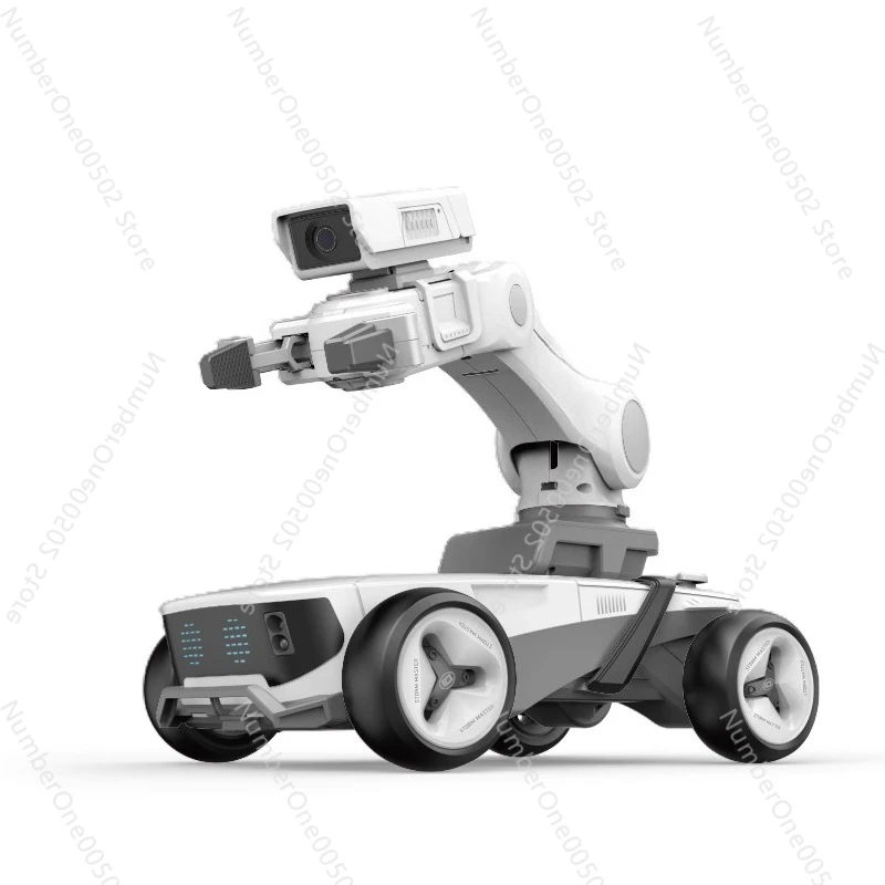 

Loadable Remote Control Tank Intelligent Robotic Arm Clamp Robot Radar Obstacle Avoidance Programmable 4WD Vehicle