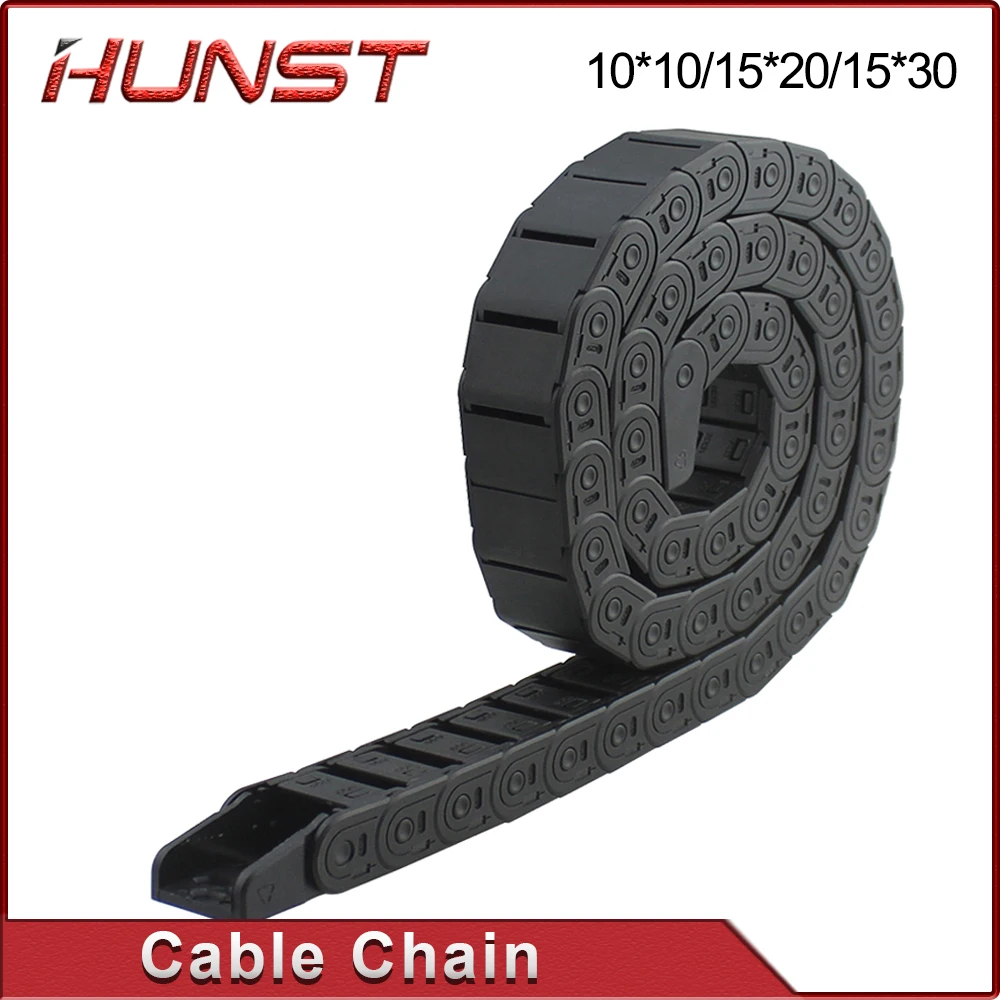 HUNST Cable Chain 7*7 10*10 15*20 15*30mm 1M macchina per catena portacavi in plastica Semi-chiusa senza apertura