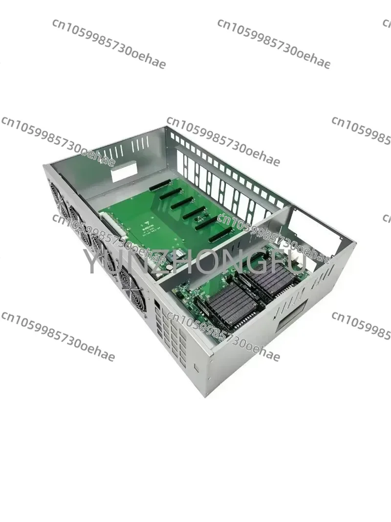 Hot Sell 2pcs Xeon CPU and  GPU Servers Support 3060 3070 3080 AI Deepl-learning Rendering ALEO Sever DIMM  Computer Case