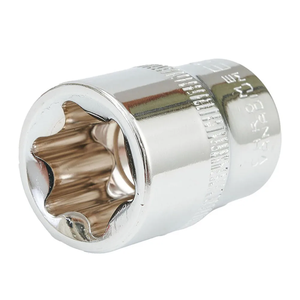 

14 Pcs E for Torx Star Female Bit Socket Set 1/4 3/8 1/2 Drive Bits E4 to E24 Chrome Vanadium Steel with Protective Storage Case