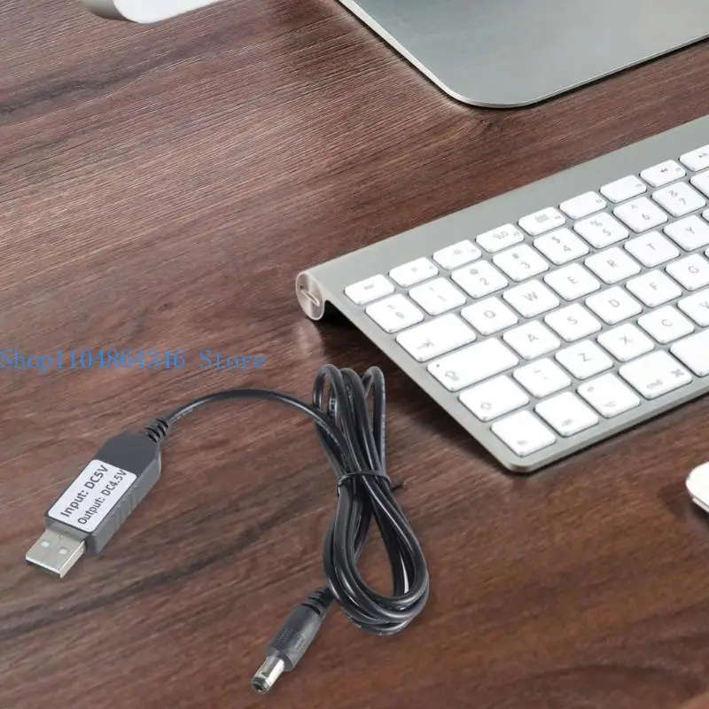 652F Efficient USB to 4.5V with DC5.5x2.1mm for Holiday LED Decorations