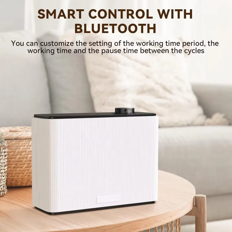 واي فاي App التحكم 1000 مللي ناشر رائحة تجارية نظام HVAC الذكي آلة الروائح فندق منزلي كهربائي بدون ماء