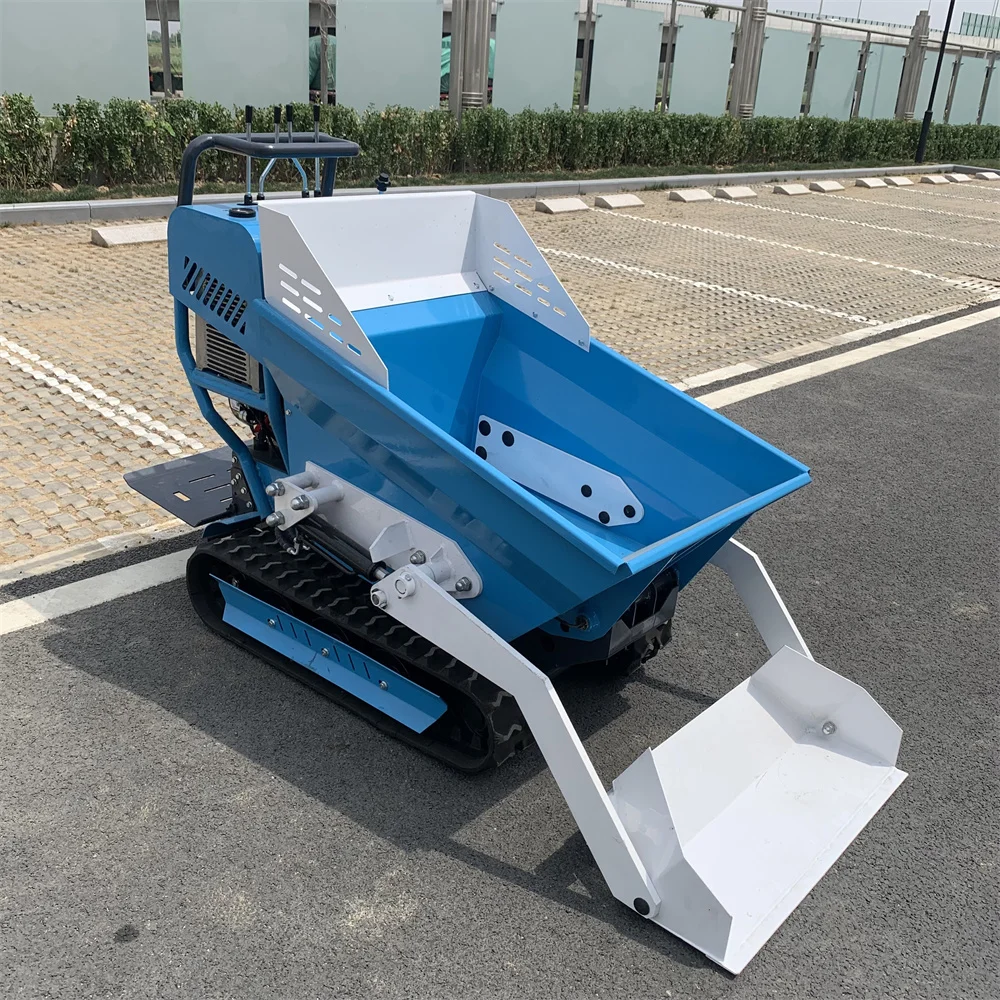 Fast Delivery!! CE EPA 500kg Small Dumper Petrol Motor Powered Mini Wheelbarrow Construction Mini Dumper