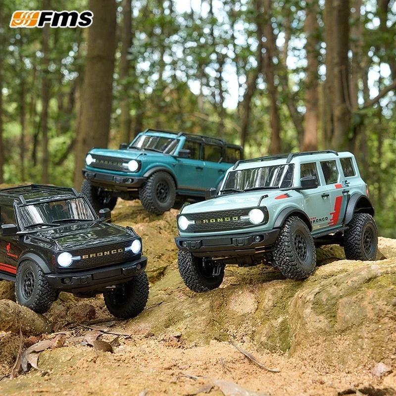 FMS 1:18 FCX18 II Bronco 2021 RTR Brushed Remote-Control Electric Climbing and Off-Road Vehicle