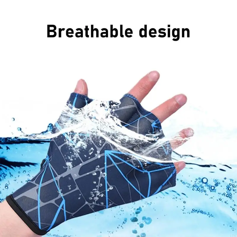 

L5YC Swimming Gear Swim Training Webbed Gloves for Water Workouts Surfing Sport Gear
