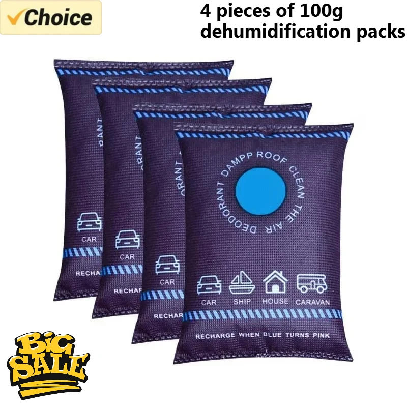 Bolsa de deshumidificación desecante de silicona para absorción de humedad, eliminación de moho y prevención de humedad bolsa deshumidificadora reutilizable
