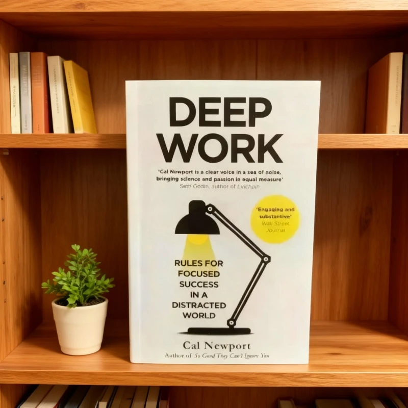 

"Deep Work" by Cal Newport: Mastering Focus in Distracted World - Practical Guide to Productivity & Career Success (In Stock)