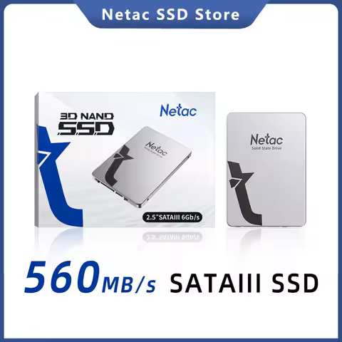 Netac SATA 2.5&rsquo;&rsquo; SSD 4tb 2tb 1tb 512gb 256gb 128gb sata3.0 Hard Drive for PC Desktop Solid State Disk with Metal Shell
