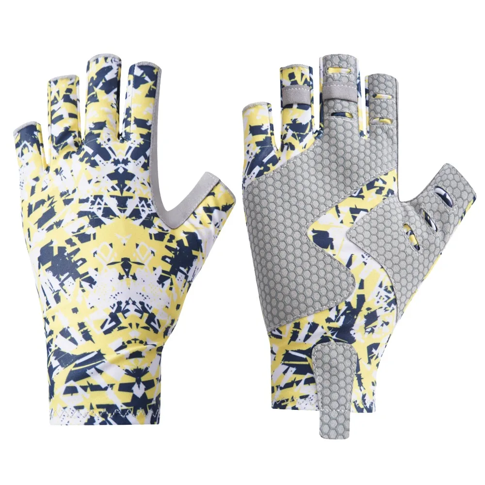 Sun Protection Half Finger Fishing Gloves Summer Sunscreen Fingerless Fingerless Fishing Gloves Breathable Anti-Slip