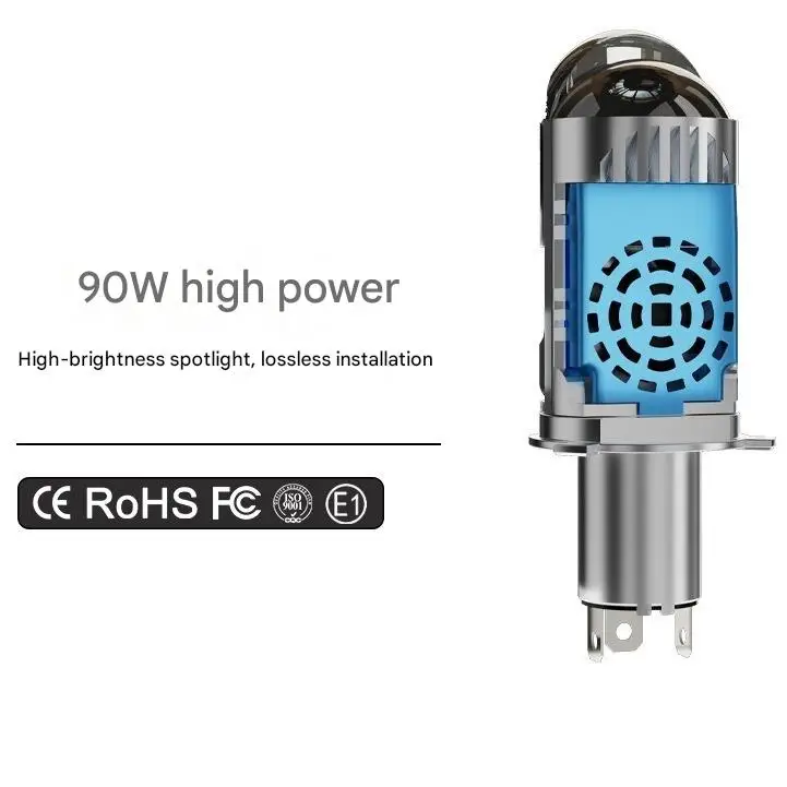 

Новые автомобильные светодиодные фары H4 Plug and Play, супер яркие двухлучевые линзы проектора, простая установка светодиодных фонарей, автомобильные аксессуары