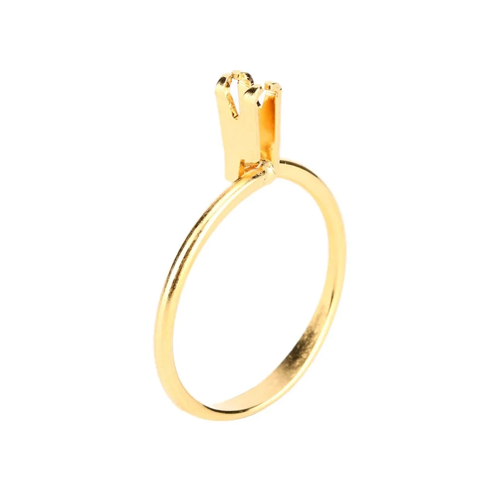 

Professional Golden Color Ring Stone Holder Spring-Type Diamond Holder Gemstone Holder Stone Setting