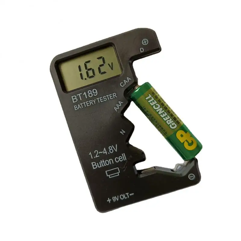 Battery Tester 0-10v 18650 Battery Power Display For No. 1/2/5/7 9v Quick Measurement Battery Tool Battery Checker