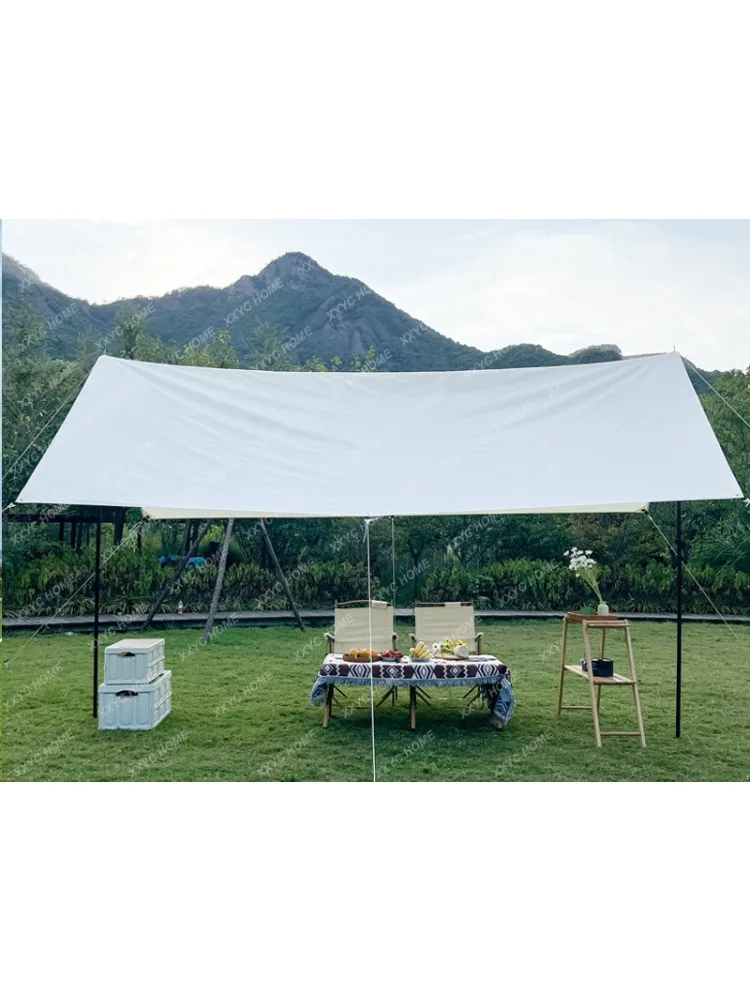 Large Outdoor Summer Camping Picnic Fishing Beach Sun-Proof More than Rainproof Tent People Travel Scenic Spot Pergola