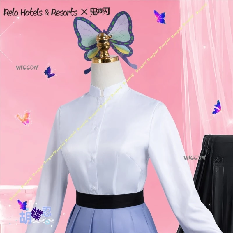 أنيمي البدلة تأثيري ازياء فستان EM O جديد الفتيات فستان القتلة شعر مستعار ER لطيف فراشة معطف المرأة تنورة الخريف عيد الميلاد هالوين #4