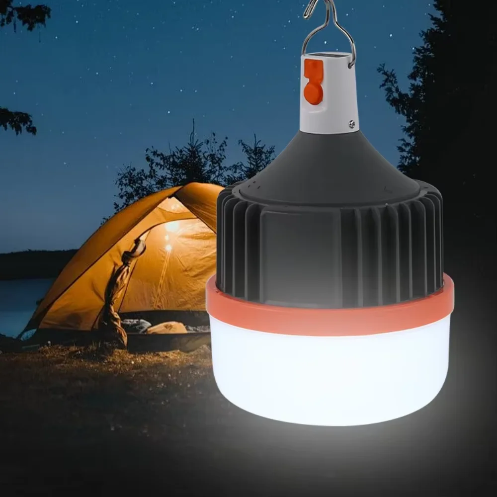 Imagem -03 - Livre Usb Recarregável Lâmpadas Led Luz de Emergência Gancho até Acampamento Pesca Lanterna Portátil Luzes da Noite 1pc ao ar