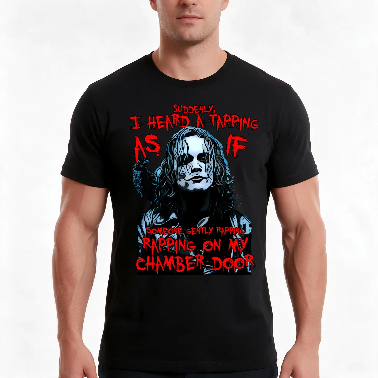 Chamber Door T-Shirt Summer Casual Cotton Tee Oversized Streetwear Tops Vintage Graphic Print Loose Fit Short Sleeve