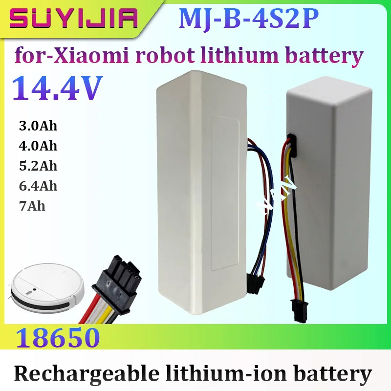 

MJ-B-4S2P Lithium Battery 14.4V Sweeping and Mopping All-in-one Machine Is Suitable for Xiaomi Mijia Robot Vacuum Mop Battery