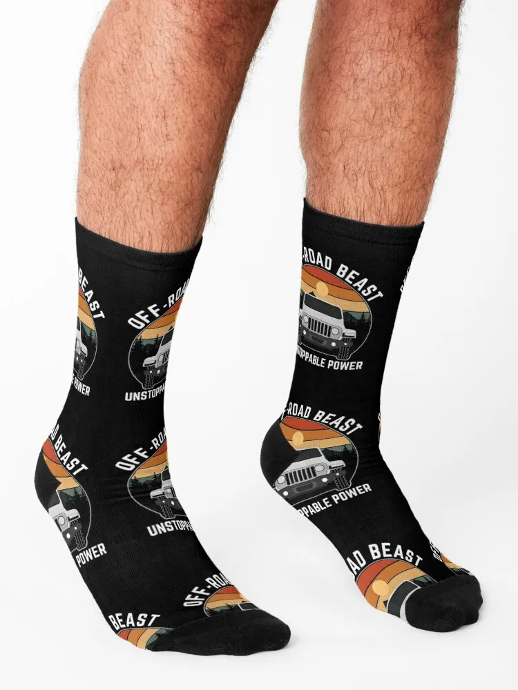 King of Off-Road, 4x4 Socks sport Lots hiking hip hop Designer Man Socks Women's