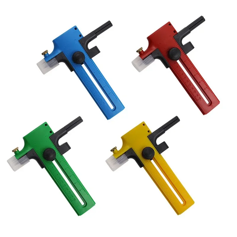 For Home For Office DIY Scrapbook Cutter Approx. 93x112mm 3.66x4.4in Non-slip Grip Plastic Pivot Spike Guard Compact Size