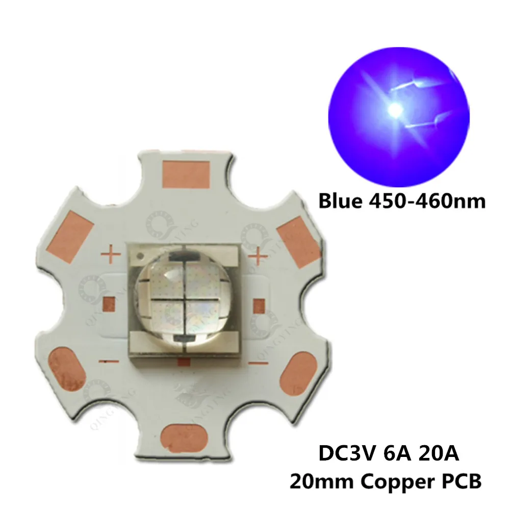 1pcs 20W 3V 6V 12V Led replace XHP70.2 XHP50.2 Diode Emitter Cool Warm White Blue for Flashlight lamOn Copper Board Accessory