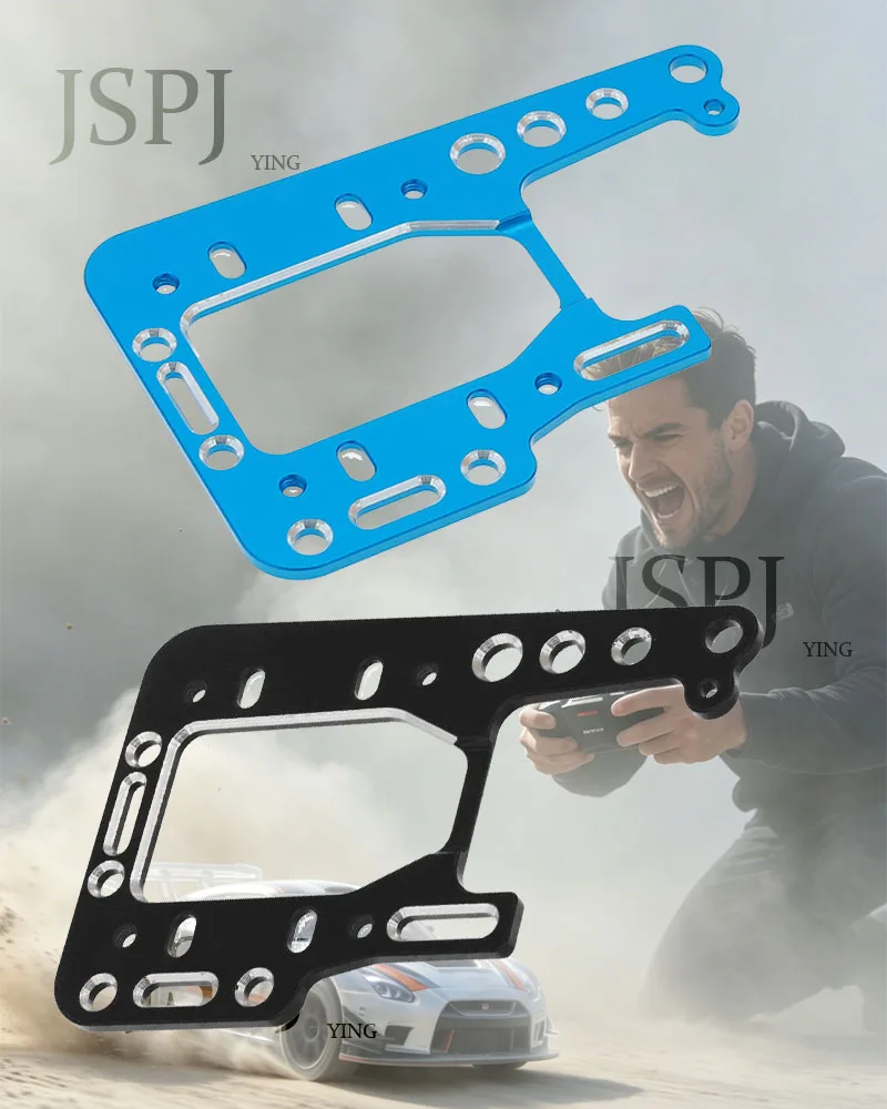 Placa de Montaje de Motor de Aluminio CNC 7075 TO-254-MP11, Base de Motor de Una Pieza, Piezas de Repuesto para Mejora y Optimización, Compatible con Kyosho MP11 1/8 Nitro RC Bu