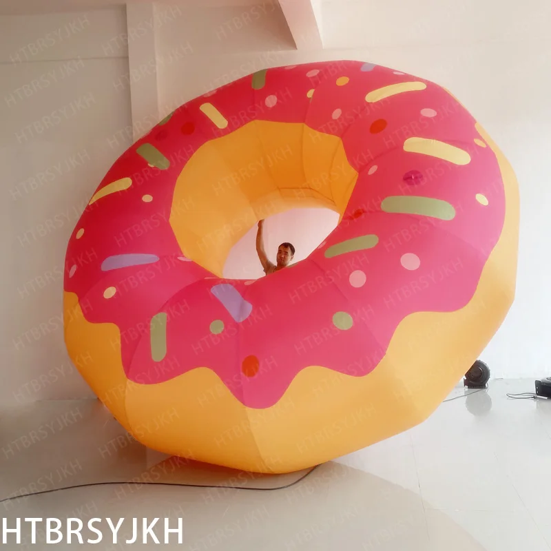 Inflatable cartoon food donut dessert cake bread gas model shopping mall scenic area door decoration gas model