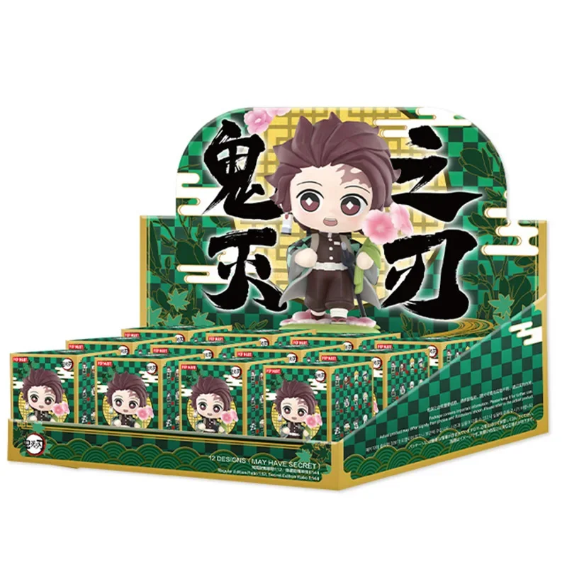 Original Bubble Mart Demon Slayer Blind Box Mystery Box Kamado Tanjirou Kamado Nezuko Box Anime Figure Model Male Doll Gift