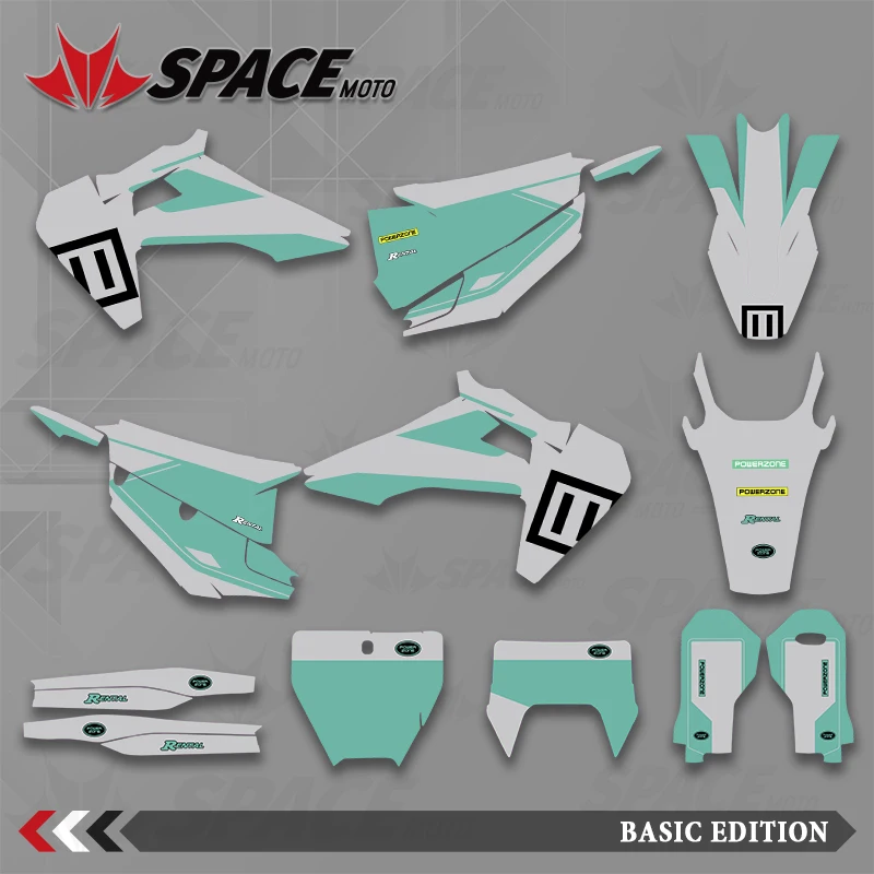 

SPACE мотоциклетная графическая фоновая наклейка, наборы наклеек для Husqvarna TC FC TX FX FS 2019 2020 2021 2022 TE FE 2020-202