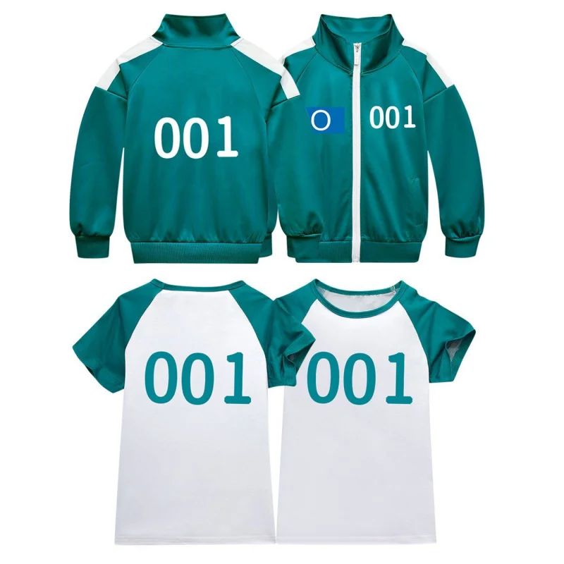 2025 جديد أزياء الهالوين O/X 001 الحبار التأثيرية سترة التي شيرت السراويل سيونغ جي هون ثانوس أوه إيل نام بدلة رياضية البلوز ★ ❤ ♡ ★