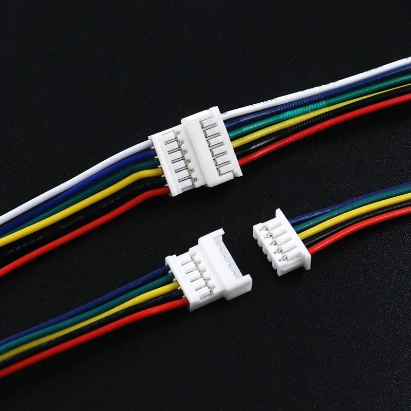 Wire connector 1.25mm male and female single head plug-in terminal wire, electronic wire 2P3P4P5P6P air docking connection wire