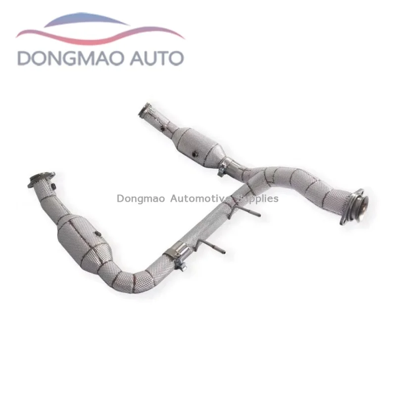 Suitable for Ford F150 5.0 V8 200Cell stainless steel direct bolt fixed downpipe exhaust system