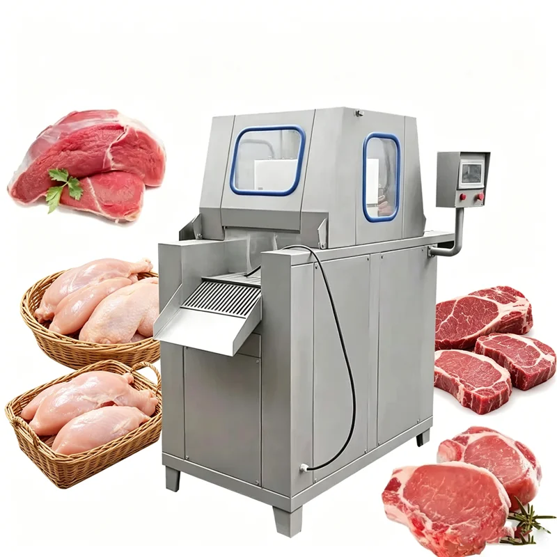 Industrial Meat Salmon Injection Machine Meat Injection Machine Chicken Saline Injection Syringe Machine for Bussiness Custom