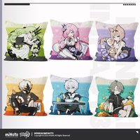 Anime 3D Game Honkai Impact 3 Cosplay Themed Pillow Mobius Pardofelis Su Kalpas Elysia Kevin Square Plush Doll Halloween Gift