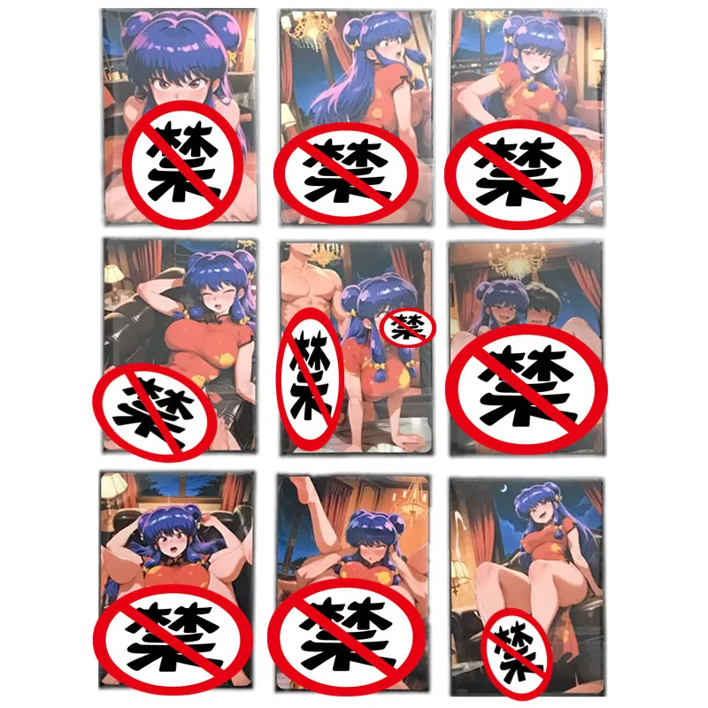 

9 шт./компл. аниме сексуальная карта Ranma 1/2 для взрослых 18+ домашняя ACG богиня Ranma телесная карта боевые игры игрушки подарки коллекционные карты