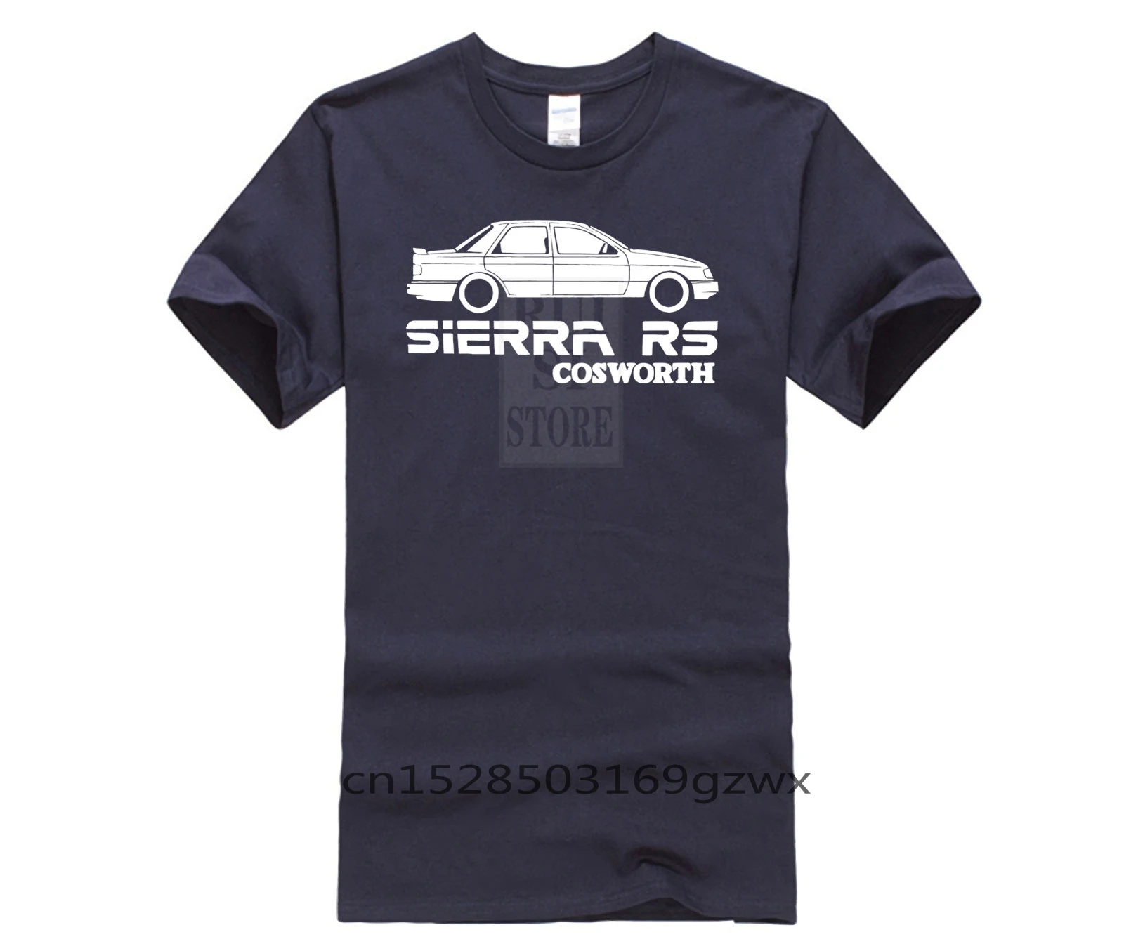 Men Printing Short Sleeve Tshirt trend Classic Ford Sierra RS Cosworth Retro Silhouette Graphic Men s T man\'s T shirt