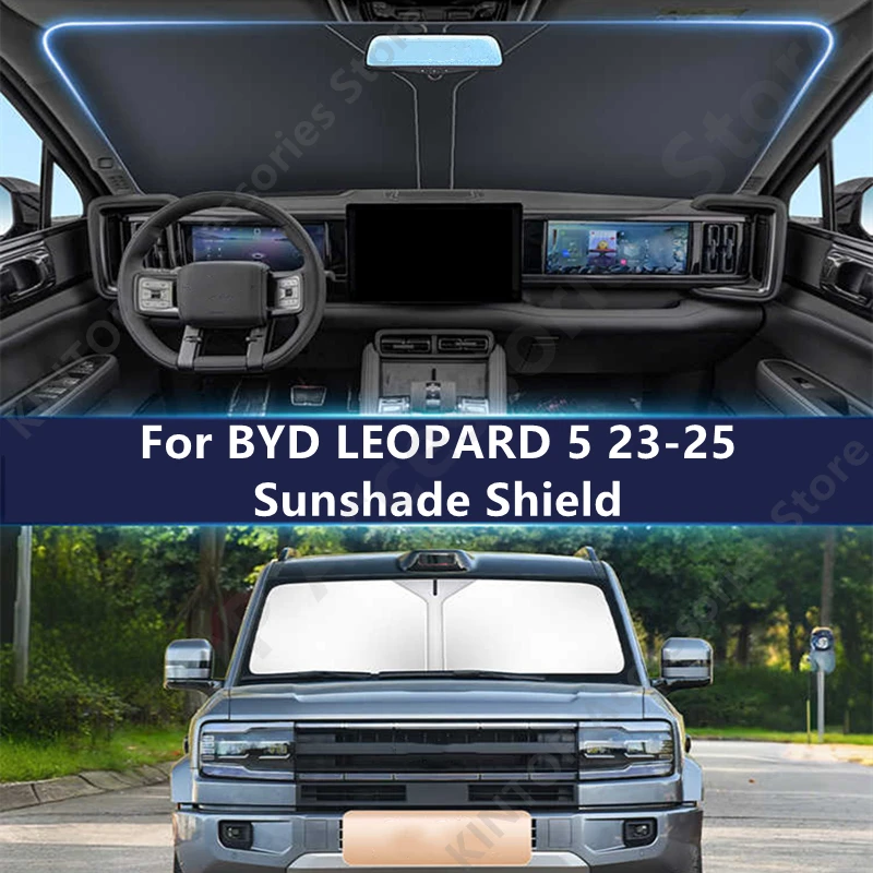 

For FORMULA LEOPARD 5/DENZA B5 23-25 Sunshade Shield,Sunscreen And Insulation Interior Modification Protection Accessories Refit